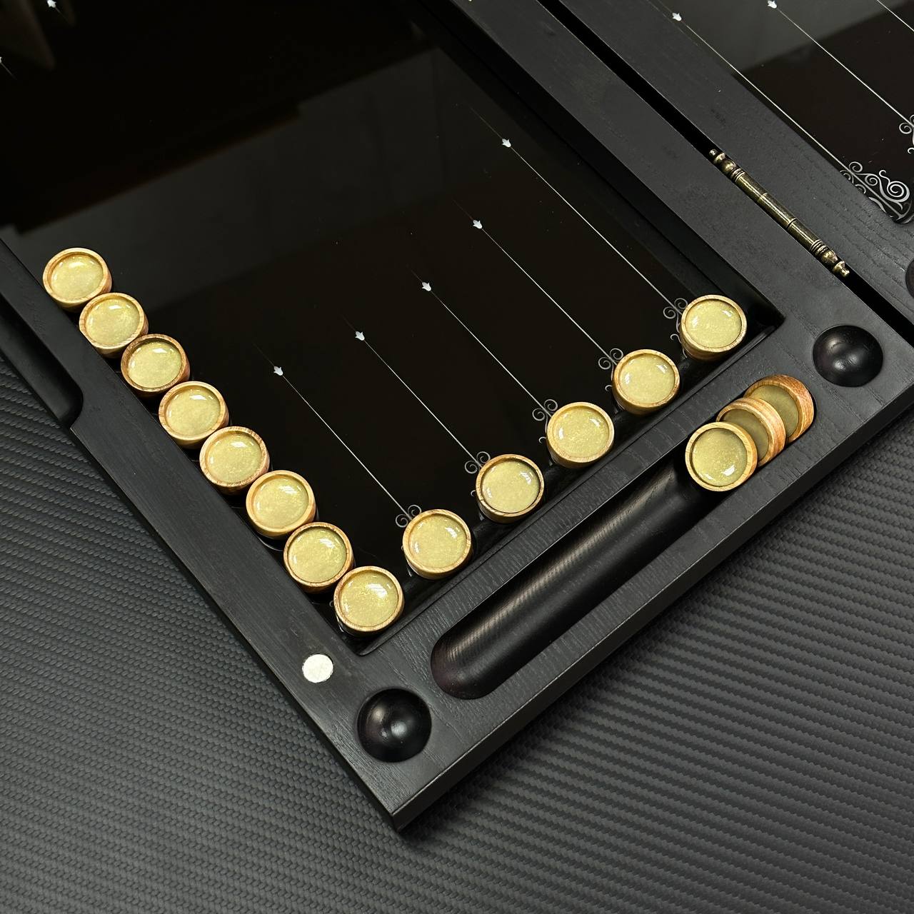 Jeu d'échecs et de backgammon en verre 3 en 1 dans un cadre en bois, 2 tailles, un jeu de société luxueux prêt à offrir
