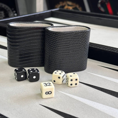 Tournament Backgammon 53*31cm Faux leather Acrylic chips. Gift-ready. Acrylic Wooden Backgammon pieces