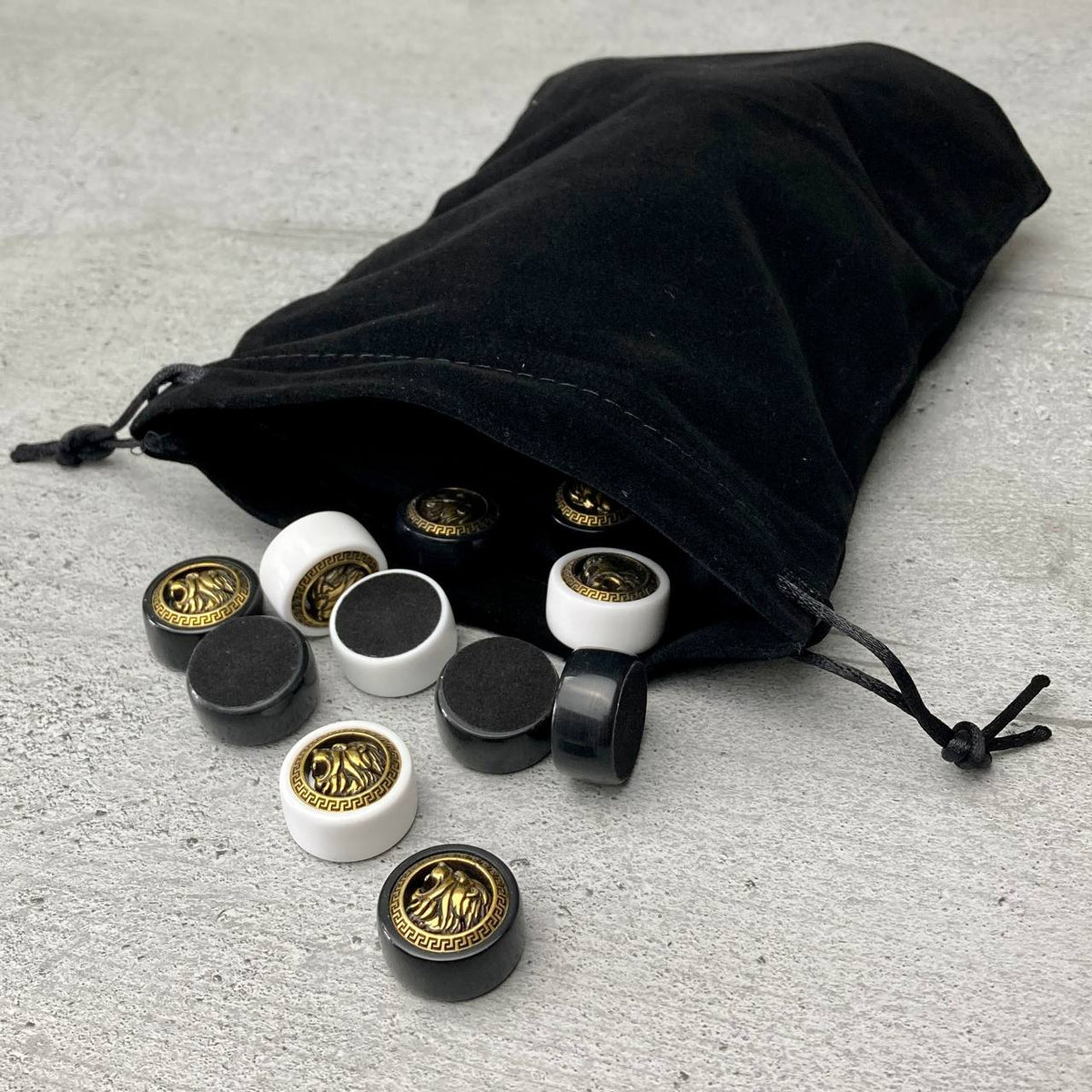 Jeu de pions de dames personnalisés 30×9mm, jetons et pions, pièces de backgammon personnalisées