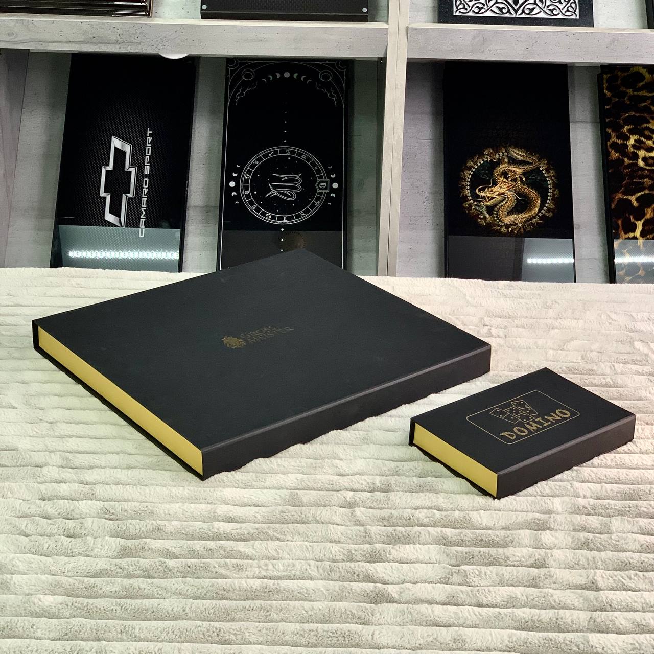 Coffret cadeau de luxe : Lotto + Domino – Le choix idéal pour lui – Cadeau haut de gamme prêt à offrir avec livraison gratuite dans le monde entier