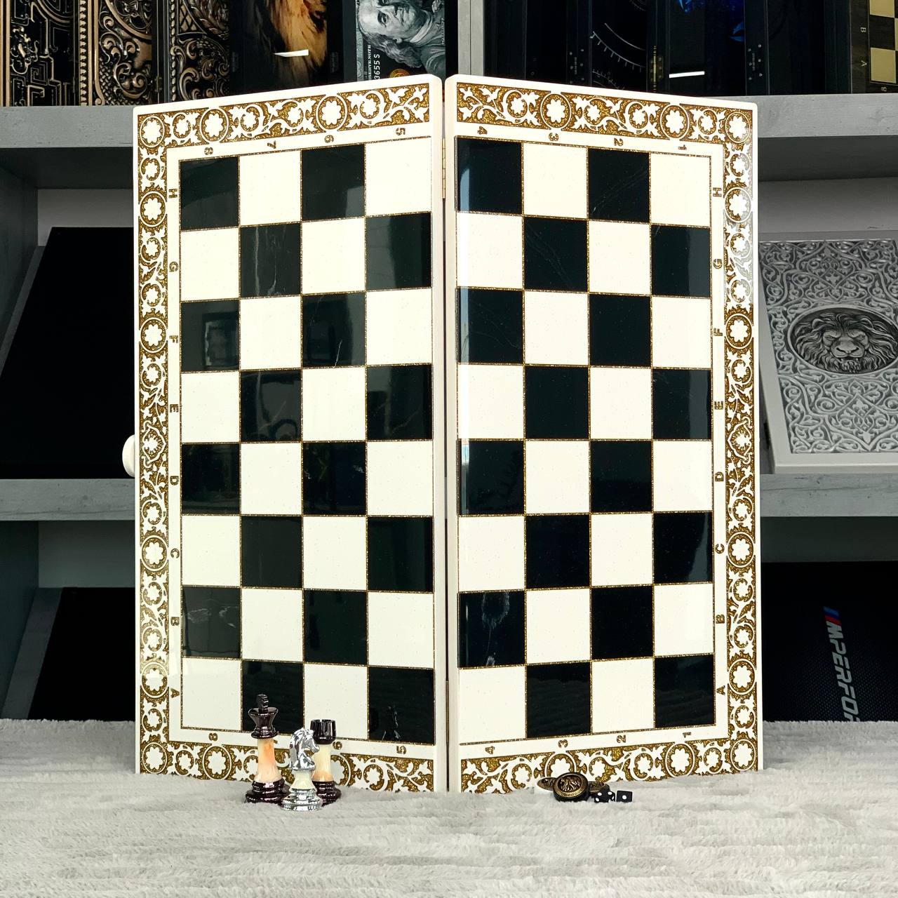 Luxury 3-in-1 Chess, Checkers & Backgammon Set – Handcrafted Acrylic Stone Chess + Free International Shipping Gift-ready