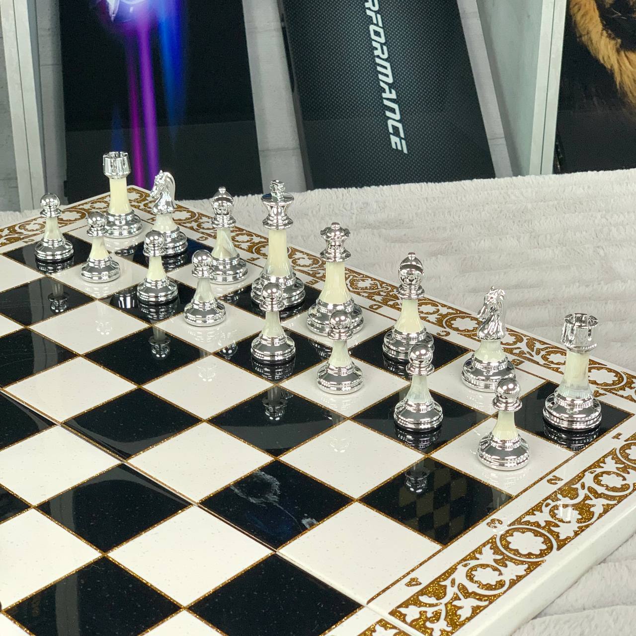 Luxury 3-in-1 Chess, Checkers & Backgammon Set – Handcrafted Acrylic Stone Chess + Free International Shipping Gift-ready