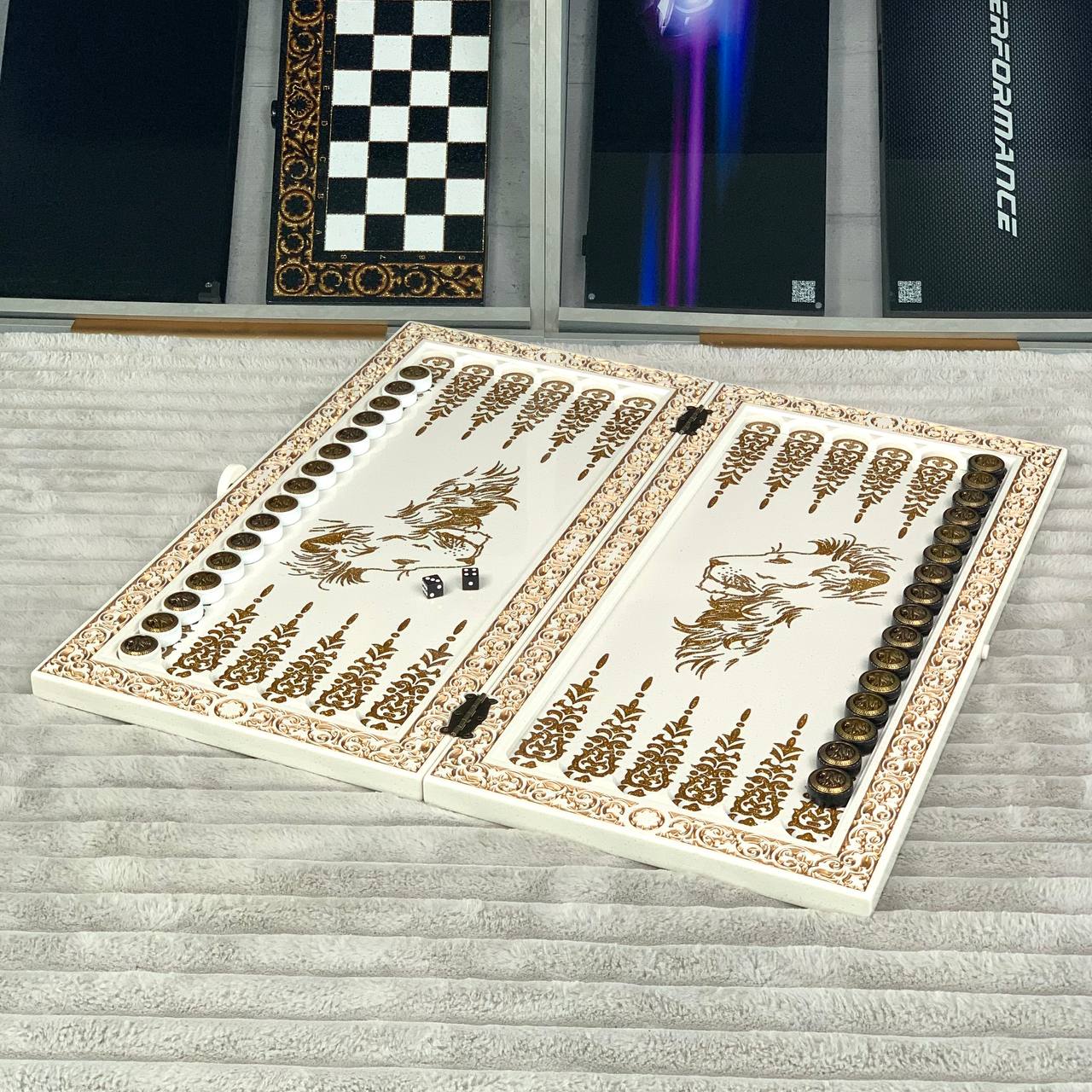 Luxury 3-in-1 Chess, Checkers & Backgammon Set – Handcrafted Acrylic Stone Chess + Free International Shipping Gift-ready