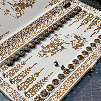 Luxury 3-in-1 Chess, Checkers & Backgammon Set – Handcrafted Acrylic Stone Chess + Free International Shipping Gift-ready