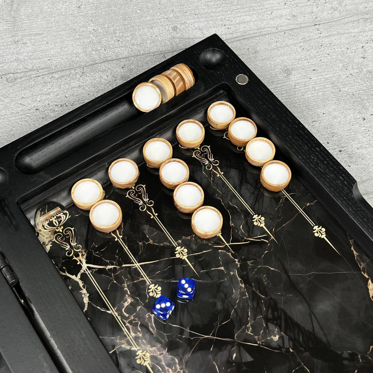 Classic Glass Chess Collection Chess, Backgammon & Checkers Set