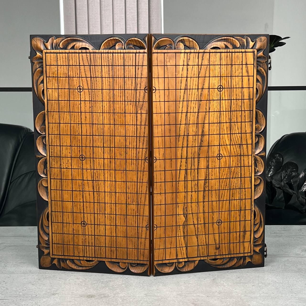 Jeu de Go artisanal (jeu de stratégie chinois ancien), jeu de société insolite. Prêt à offrir