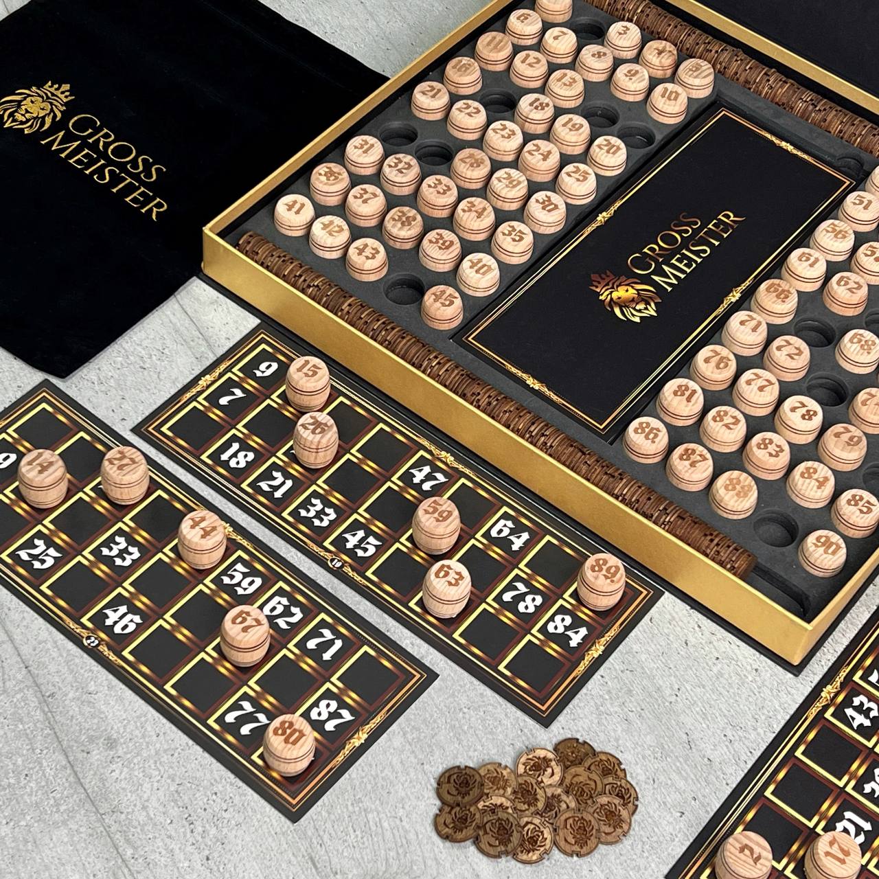 Loto : un jeu de société classique avec une touche moderne inhabituelle, art.410102. Prêt à offrir.