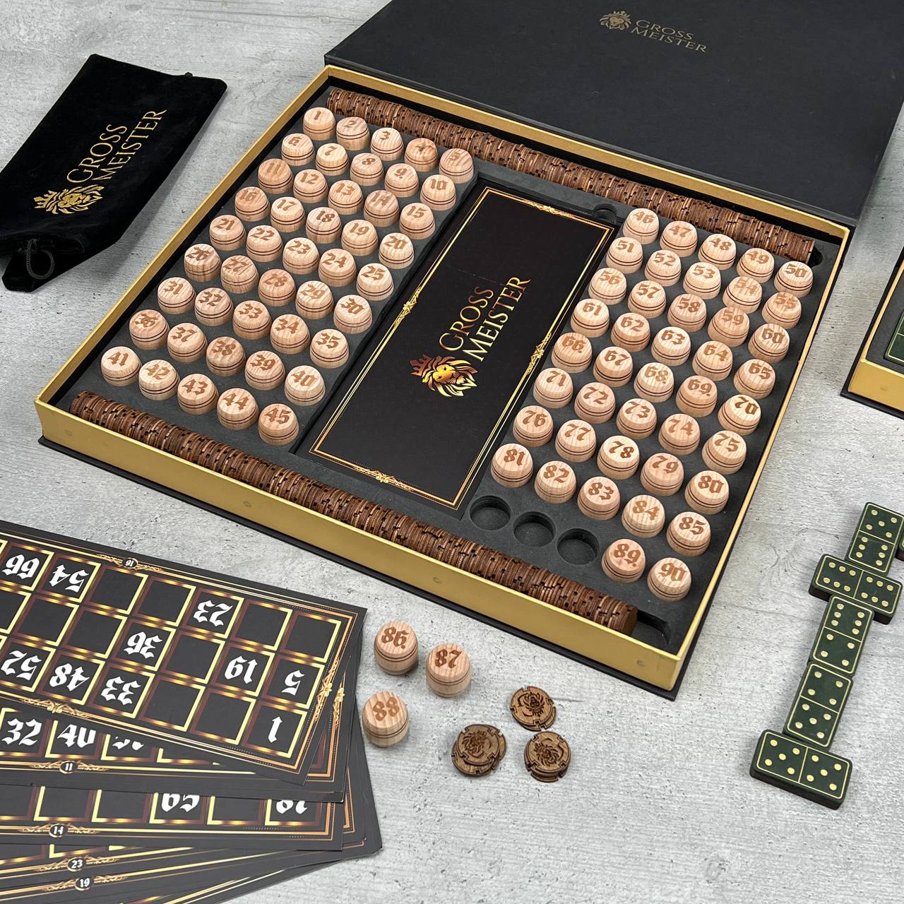 Deluxe Gift Set: Lotto + Domino – The Perfect Choice for Him – Premium Gift-ready with Free Worldwide Shipping