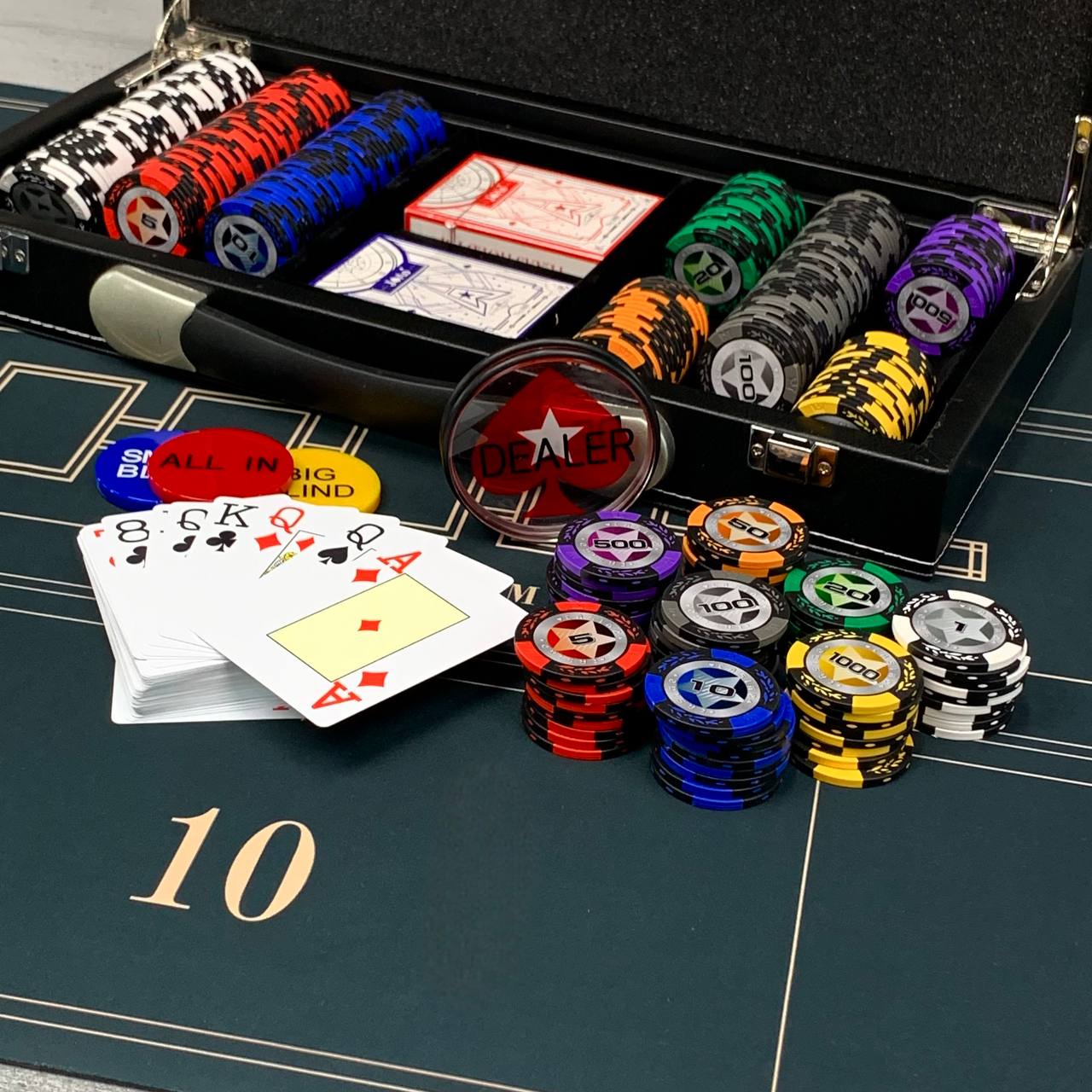 Coffret de 300 jetons de poker : l'expérience ultime du poker avec livraison internationale gratuite Prêt à offrir Insolite