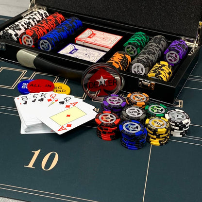 Coffret de 300 jetons de poker : l'expérience ultime du poker avec livraison internationale gratuite Prêt à offrir Insolite
