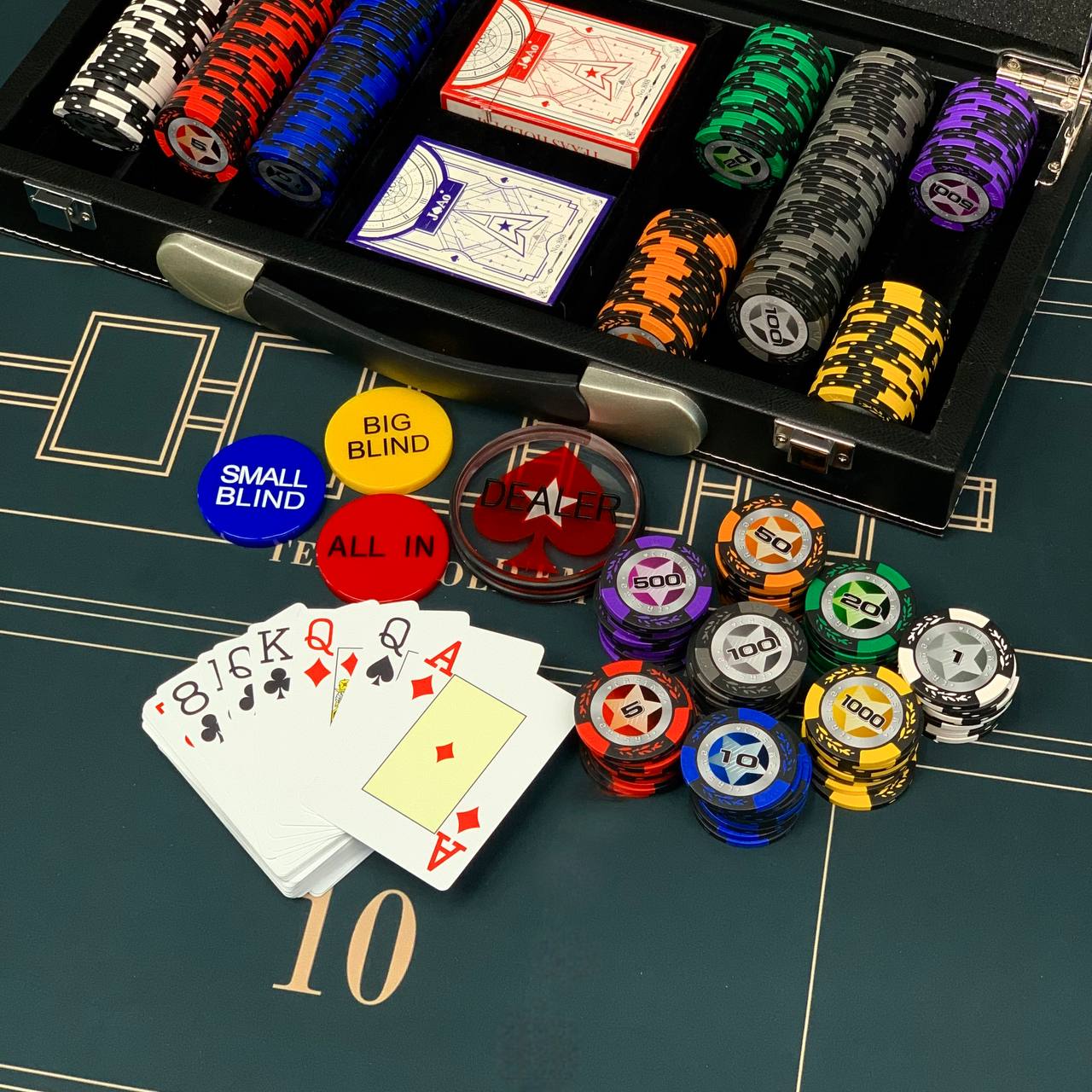 Coffret de 300 jetons de poker : l'expérience ultime du poker avec livraison internationale gratuite Prêt à offrir Insolite