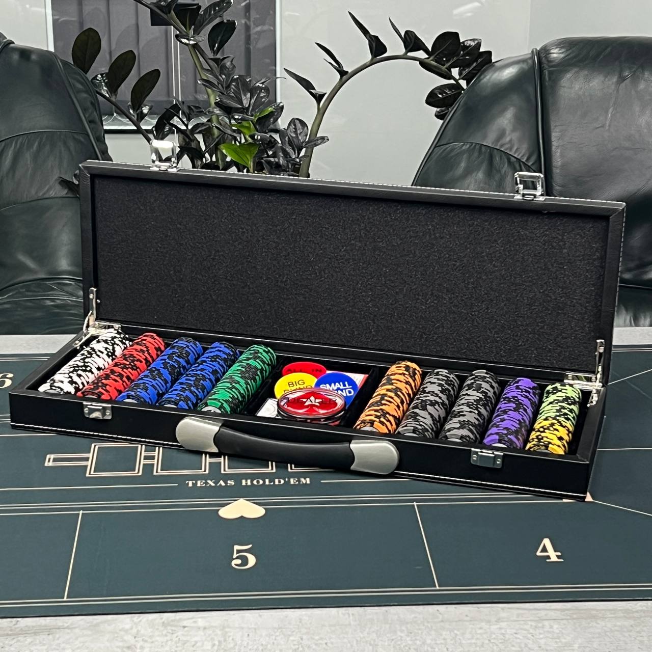 Poker 500 Chips Set: The Ultimate Poker Experience, Gift-ready