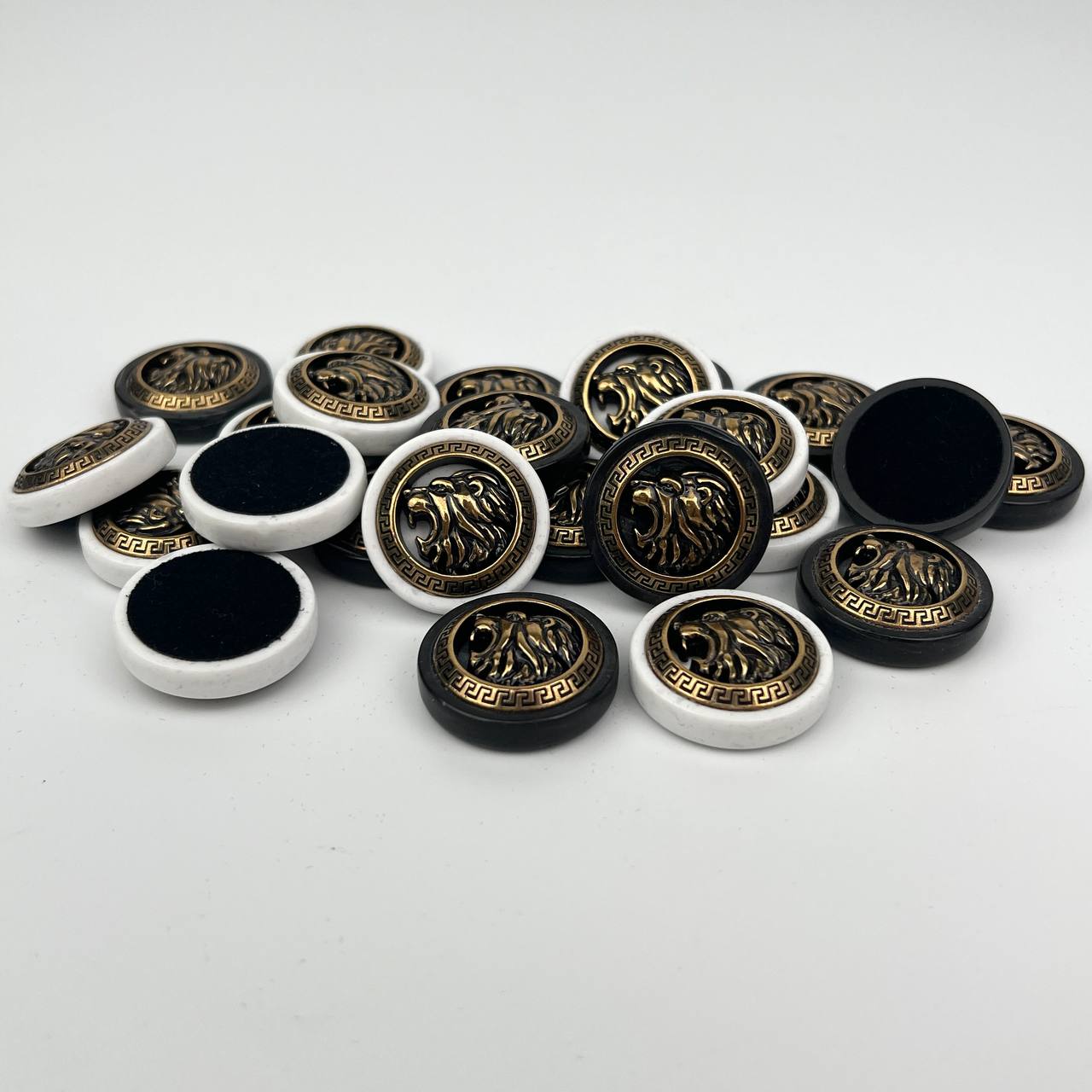 Jeu de dames en pierre acrylique - 27 mm pour backgammon, jeu de dames. Personnalisé et prêt à offrir.