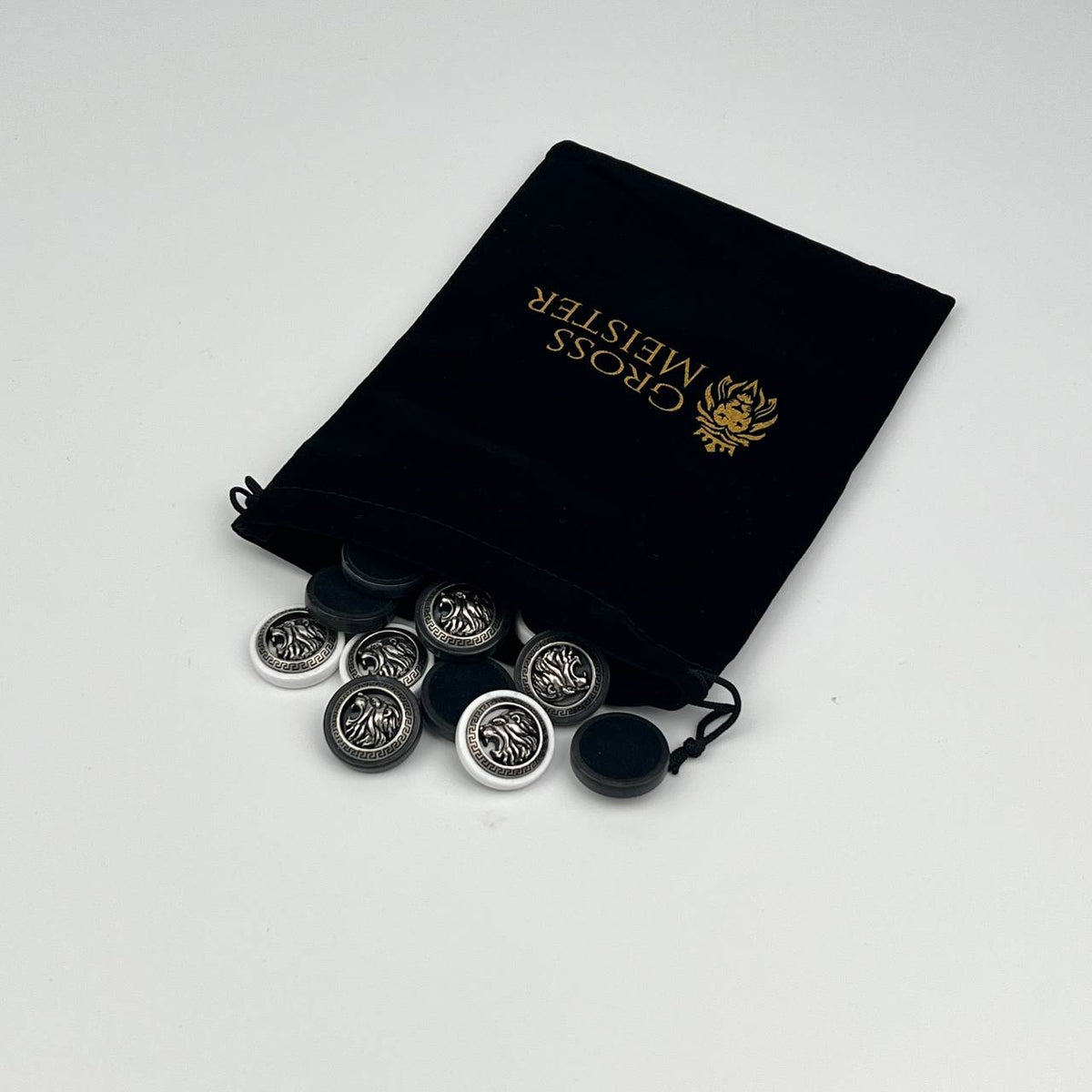 Jeu de dames en pierre acrylique - 27 mm pour backgammon, jeu de dames. Personnalisé et prêt à offrir.