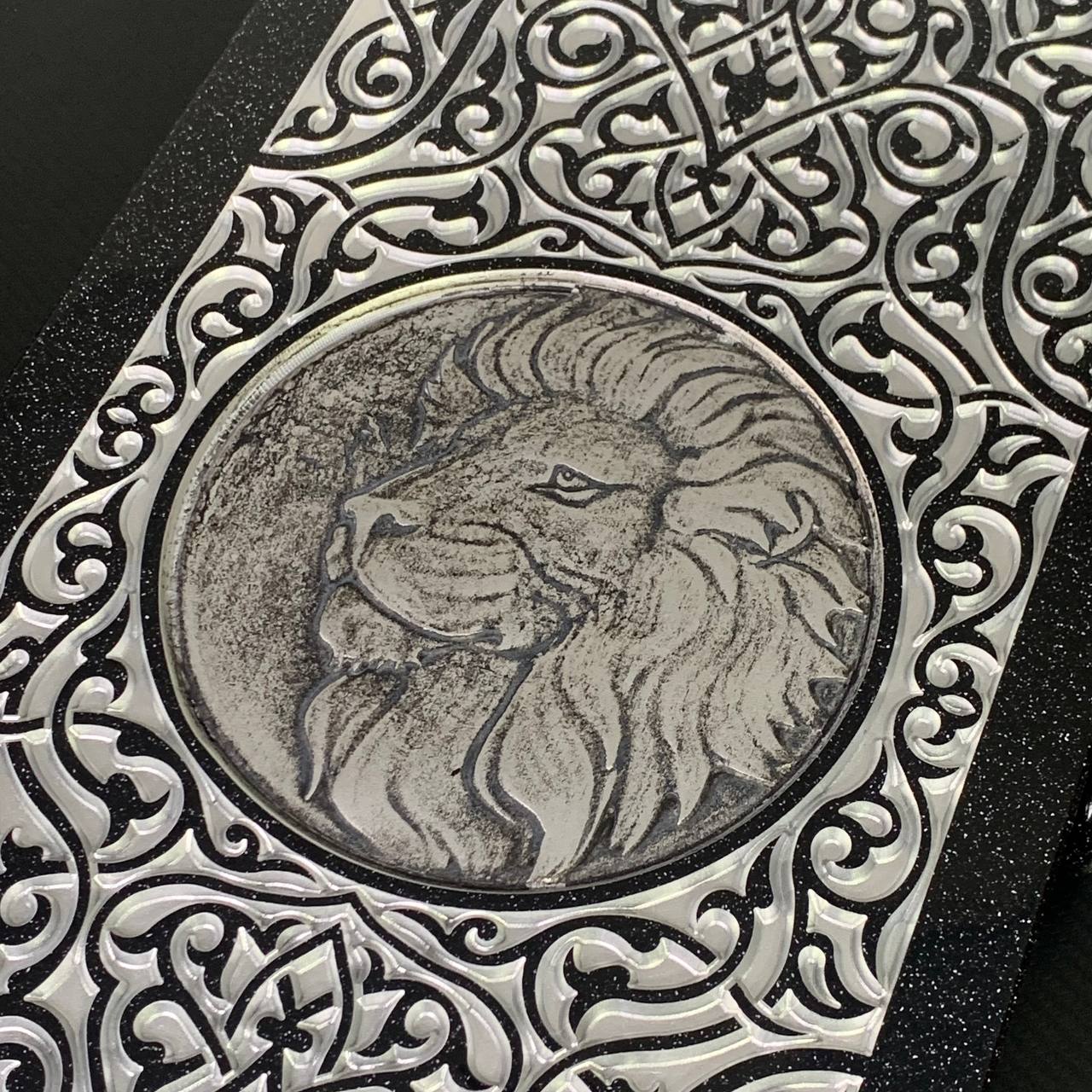 Carved Lion Stone Backgammon Set Premium Edition – Large 24”