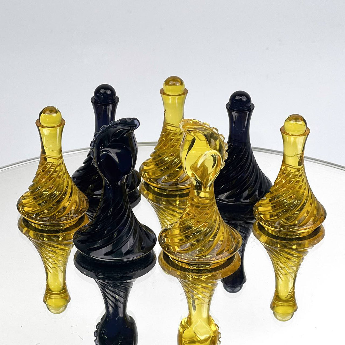 Luxury Weighted Resin Chess Pieces