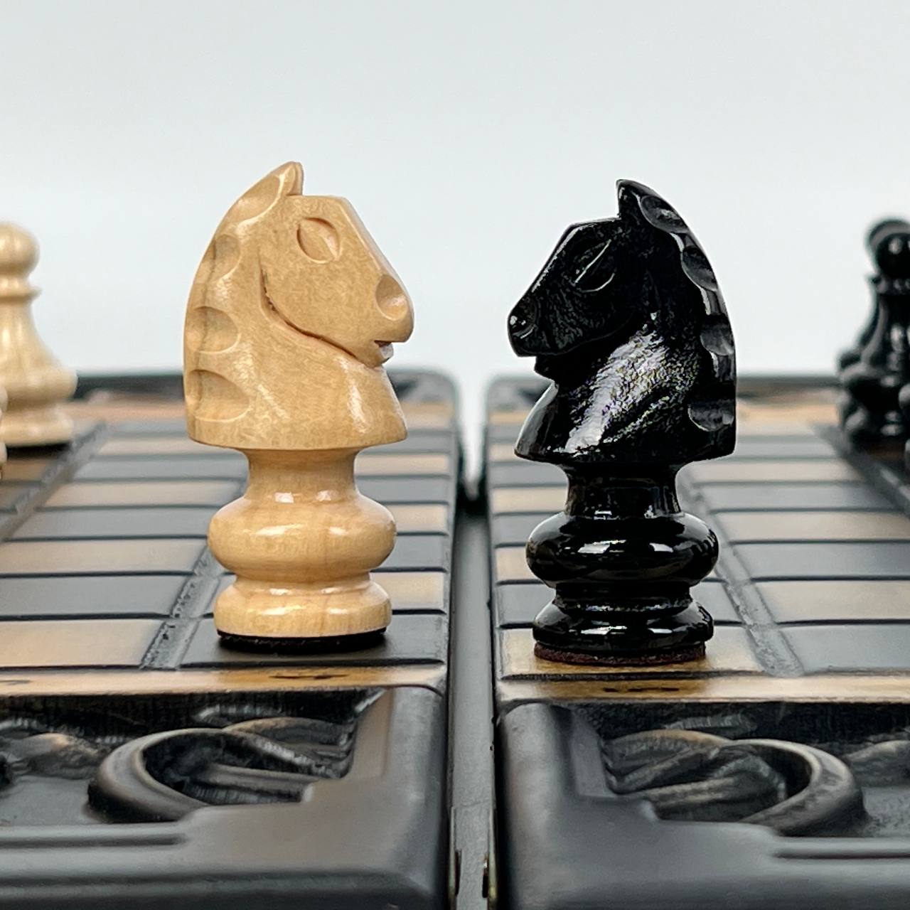 Dragon Wooden Chess Set