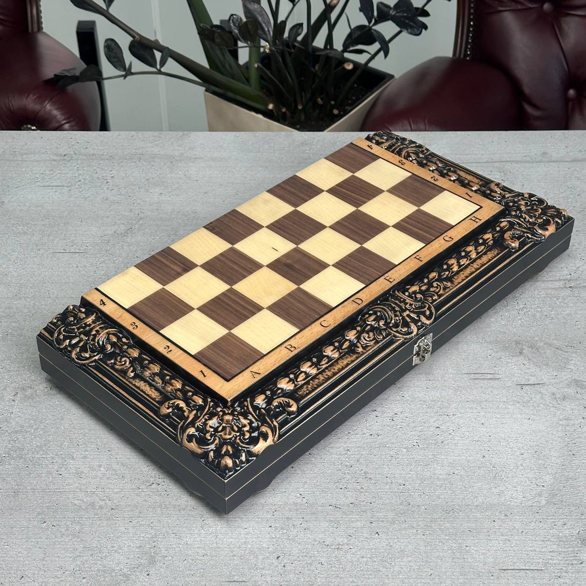 Maple Wood Chess Backgammon & Checkers Set – 3-in-1 20"