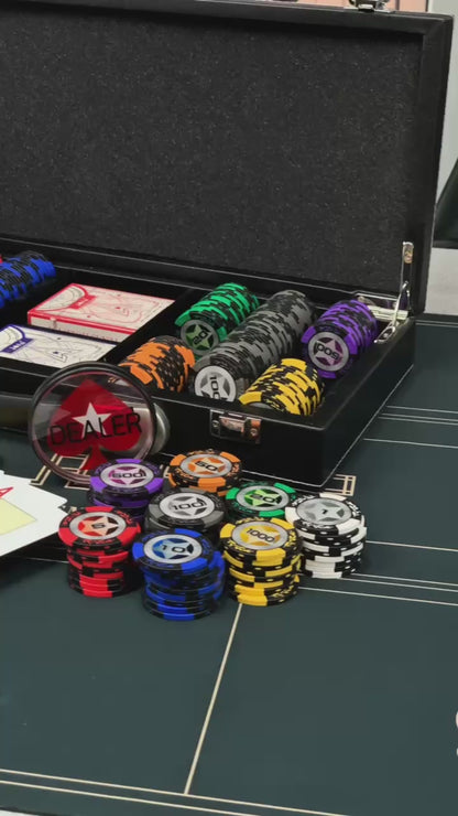 Coffret de 300 jetons de poker : l'expérience ultime du poker avec livraison internationale gratuite Prêt à offrir Insolite